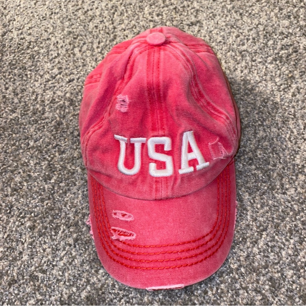 USA Kids Pink Baseball Cap